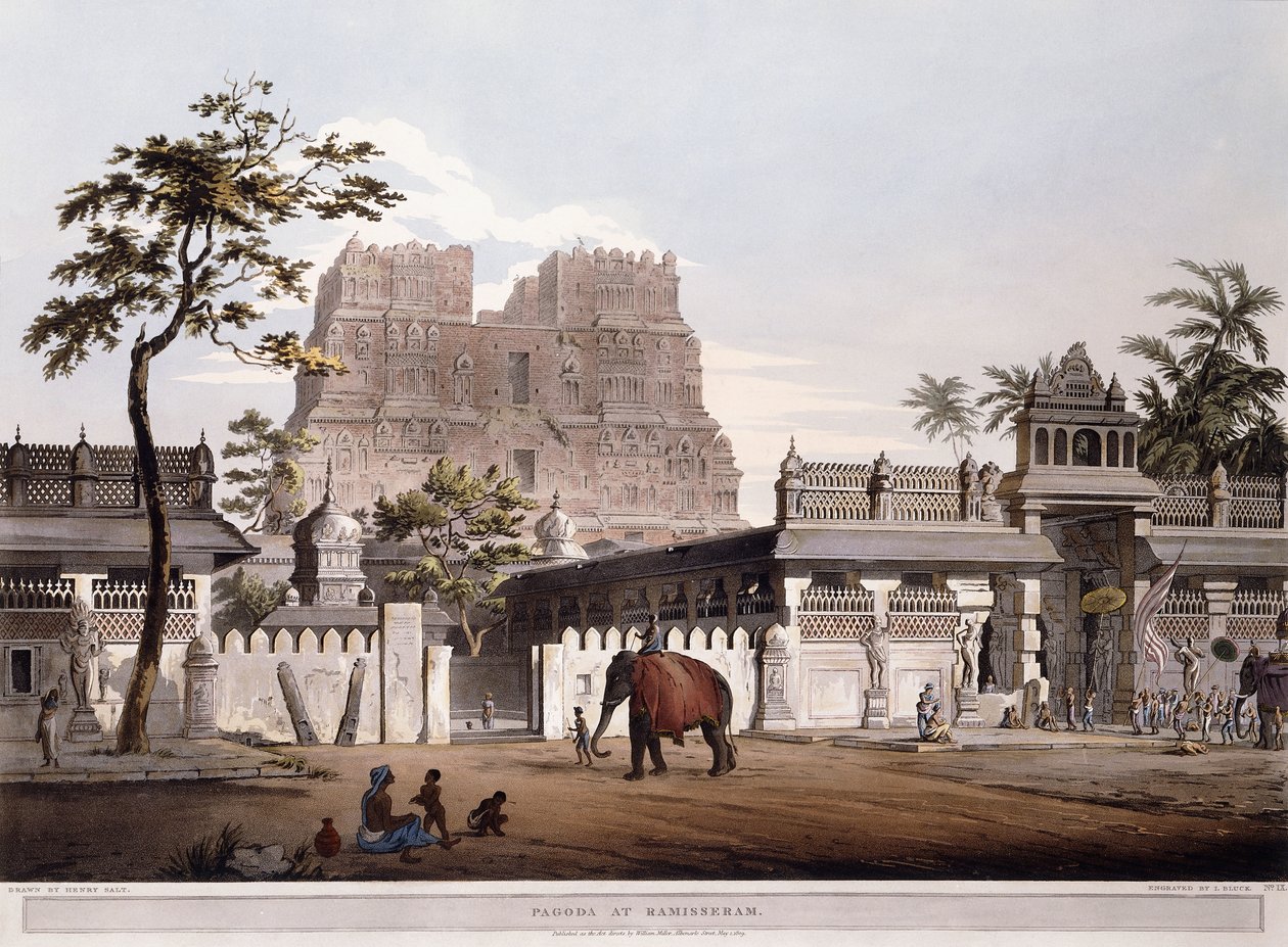 Pagode à Ramisseram, 1803 - Henry Salt