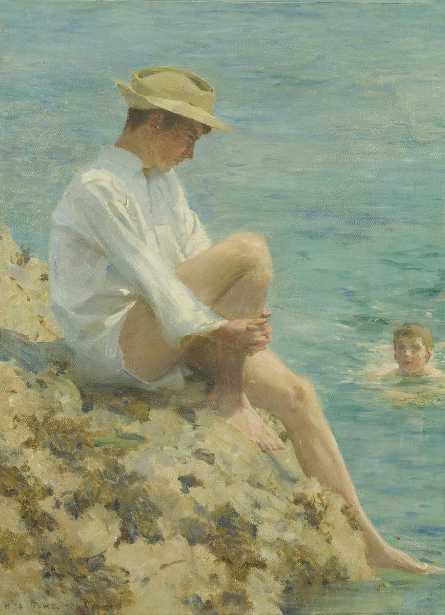 Garçons se baignant - Henry Scott Tuke