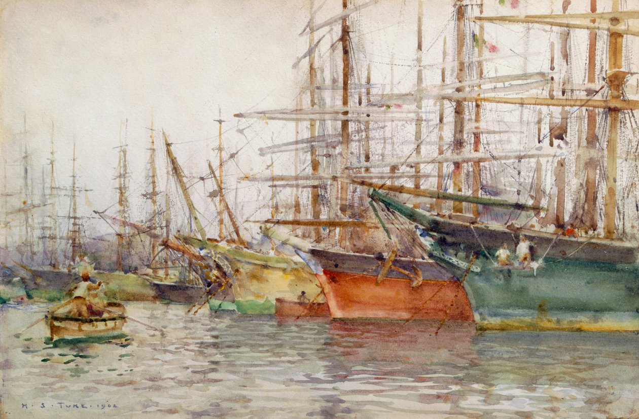 Port de Gênes, 1904 - Henry Scott Tuke