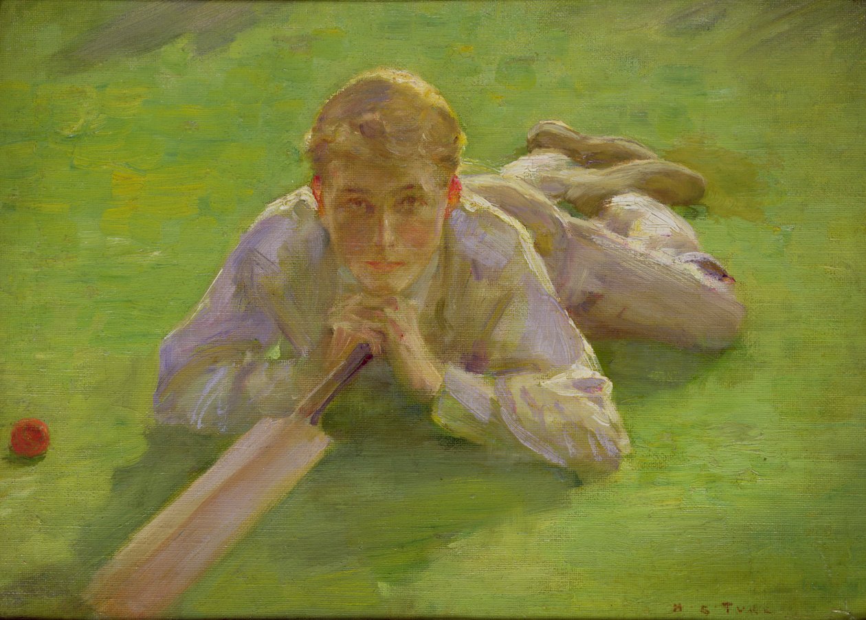 Henry Allen en Tenue de Cricket - Henry Scott Tuke