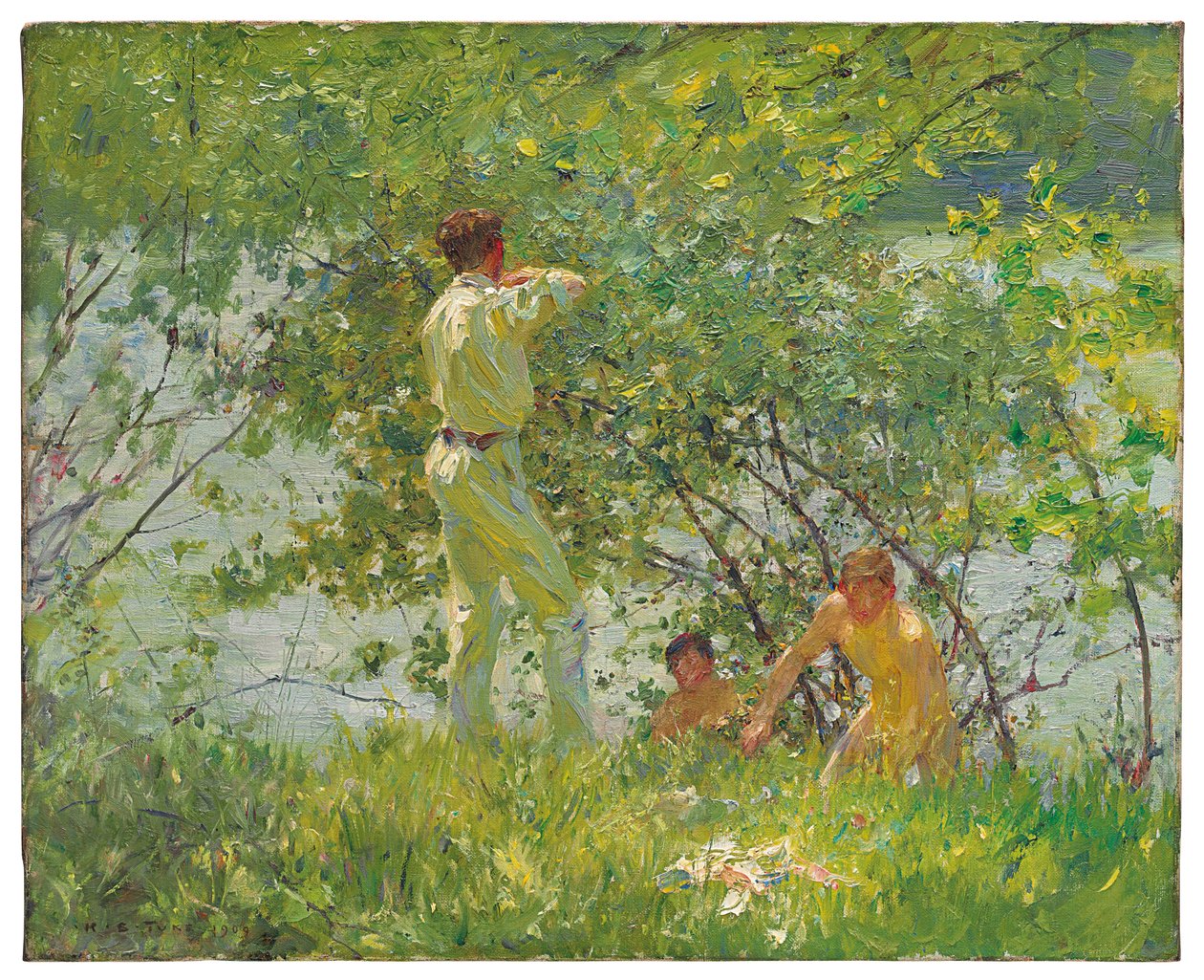 Juin feuillu - Henry Scott Tuke