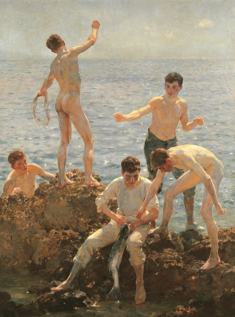 Matin de mi-été, 1908 - Henry Scott Tuke
