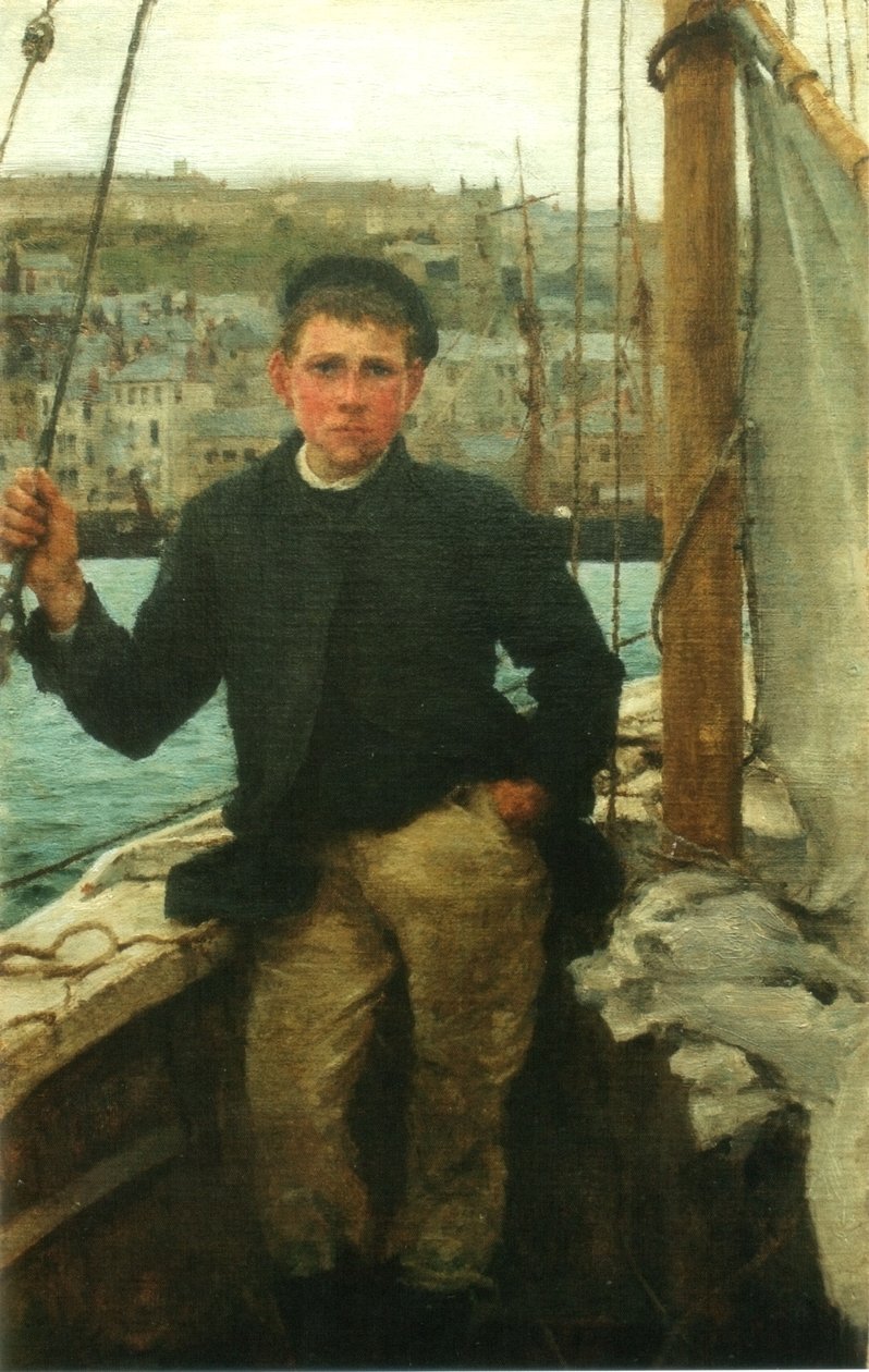 Portrait de Jack Rolling - Henry Scott Tuke