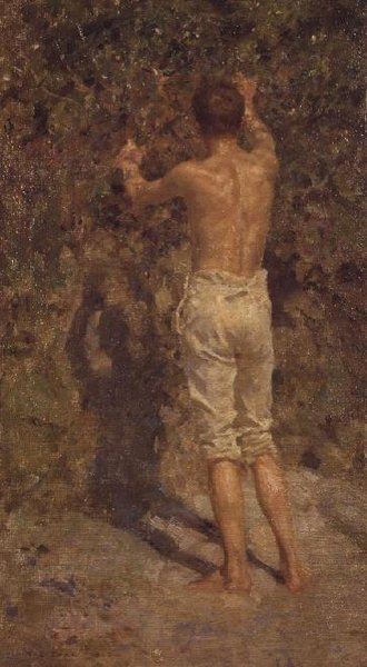 Le dos de Charlie, 1913 - Henry Scott Tuke