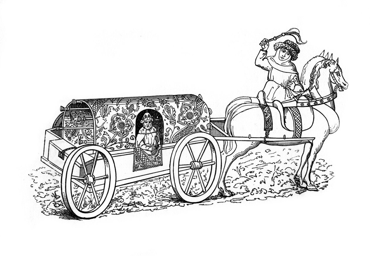 Carrosse, milieu-fin 15ème siècle - Henry Shaw