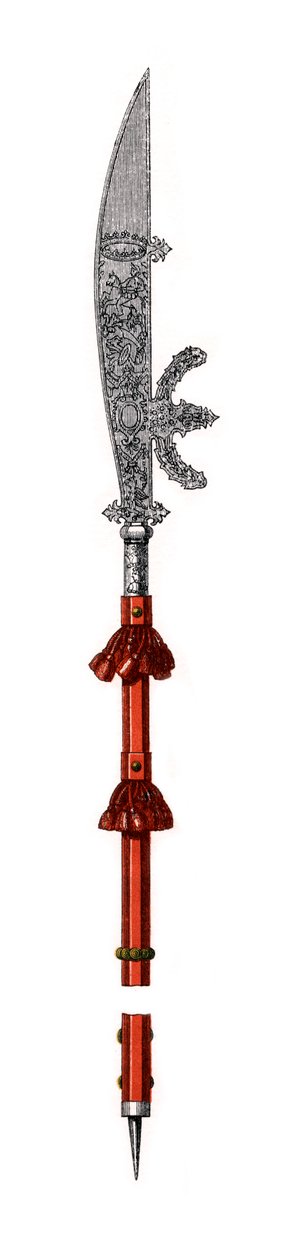 Glaive, milieu du 16e siècle, 1843 - Henry Shaw