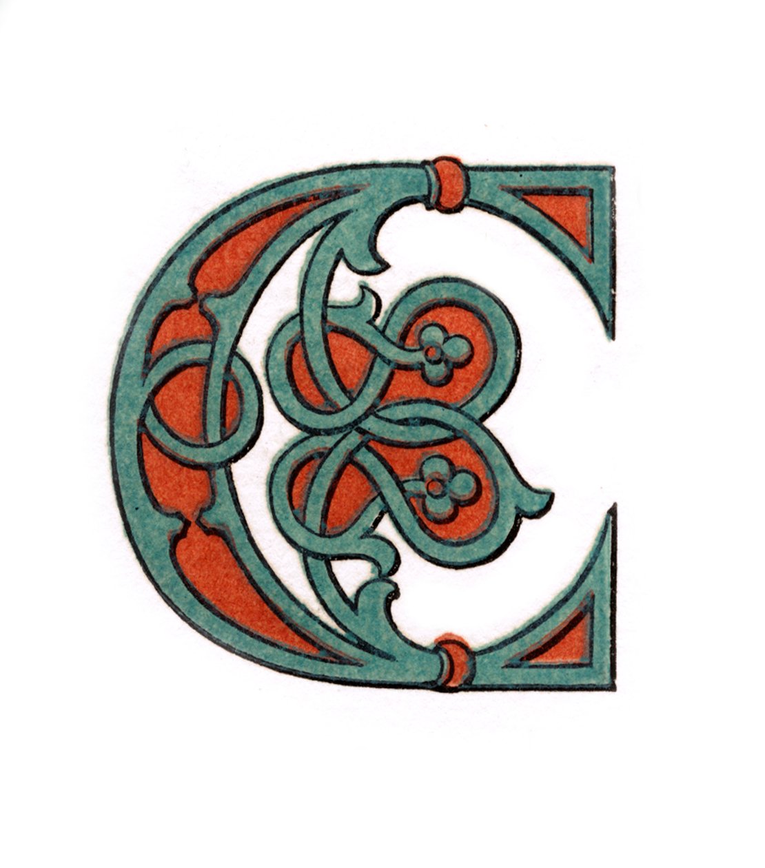 Lettre initiale C, 1474, 1843 - Henry Shaw