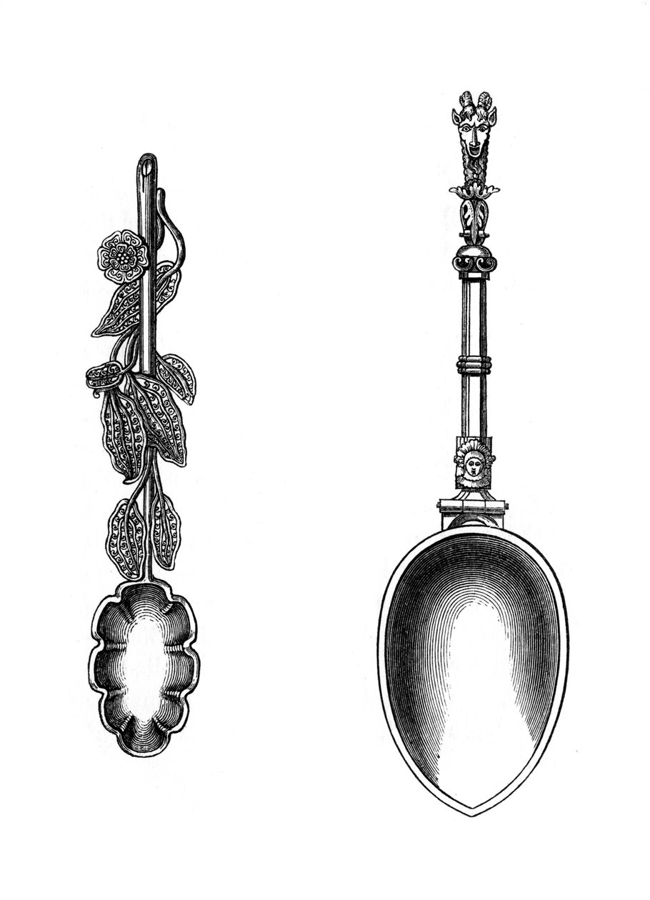 Cuillères, 16ème siècle, 1843 - Henry Shaw