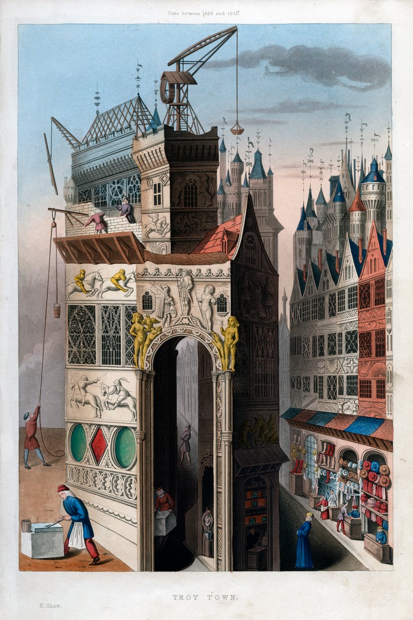 Troy Town, 1498-1515, 1843 - Henry Shaw