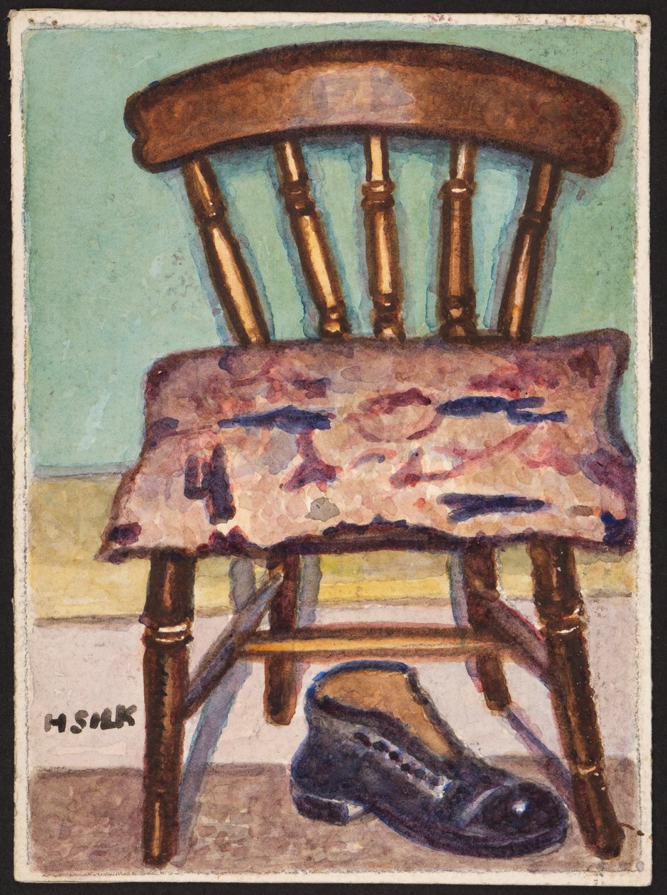 Chaise de cuisine et botte, vers 1930 - Henry Silk