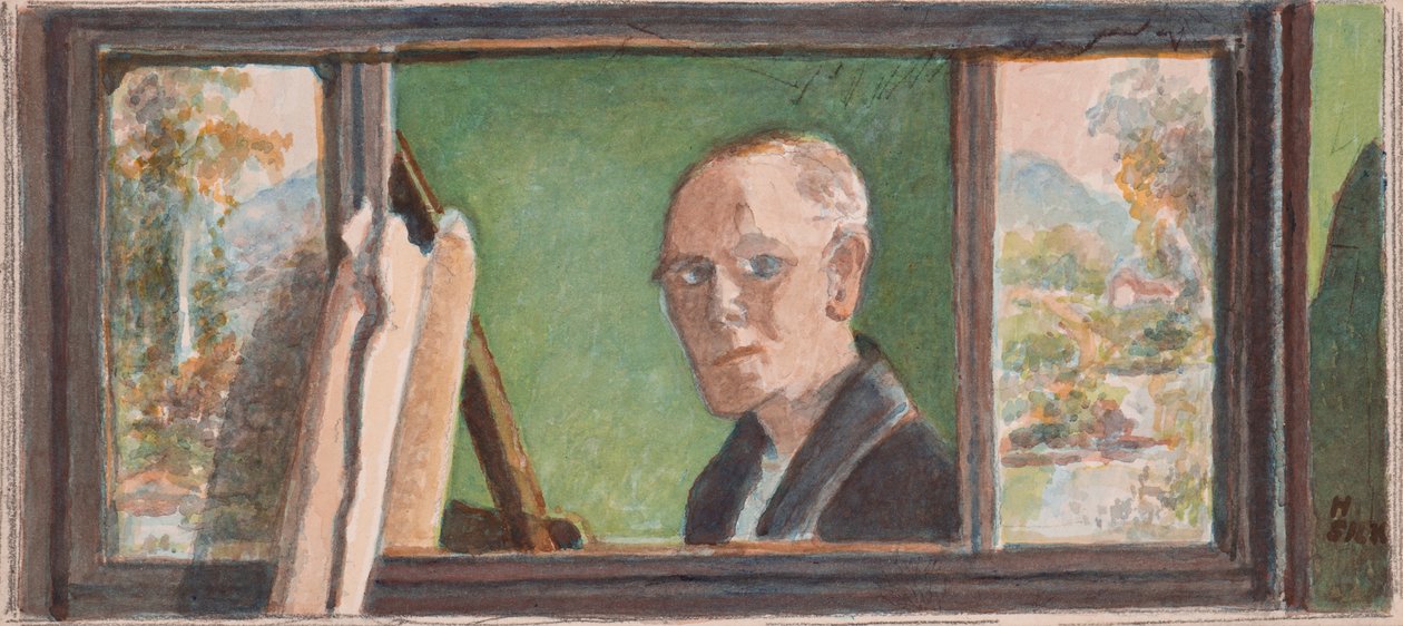 Autoportrait, vers 1930 - Henry Silk