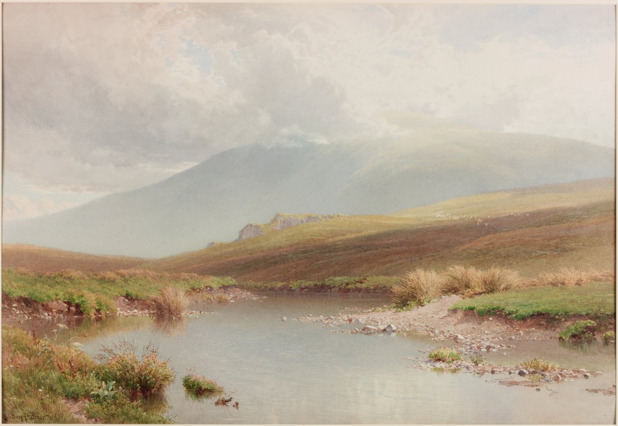 Paysage montagneux, fin du 19ème siècle - Henry Sutton Palmer