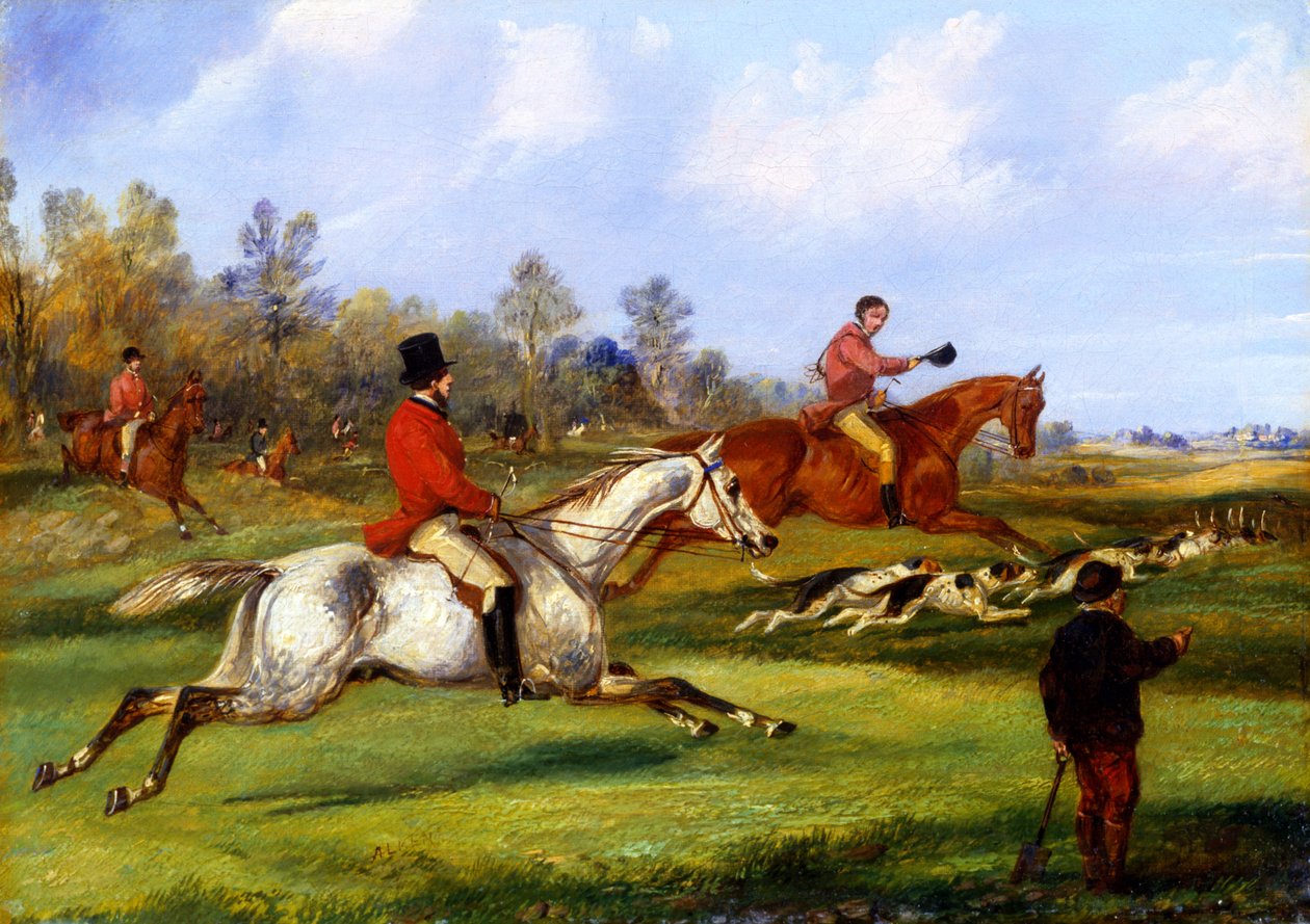 Pleine course, vers 1840 - Henry Thomas Alken