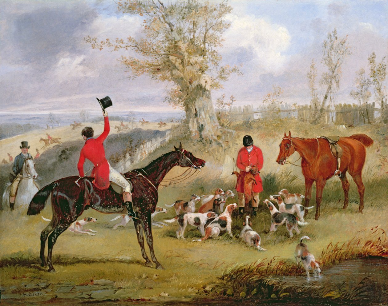 Scène de chasse : la mort - Henry Thomas Alken
