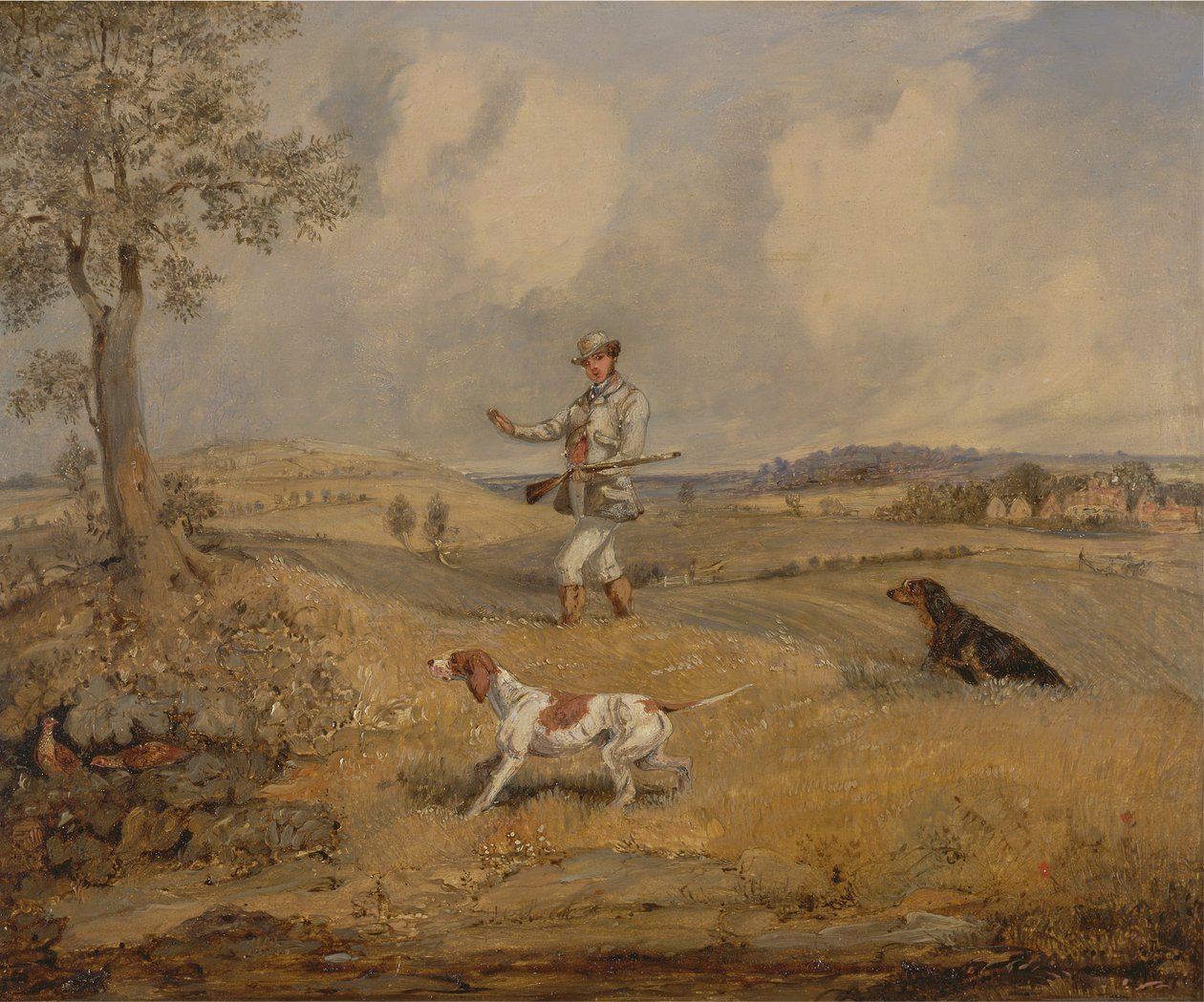 Chasse à la perdrix - Henry Thomas Alken