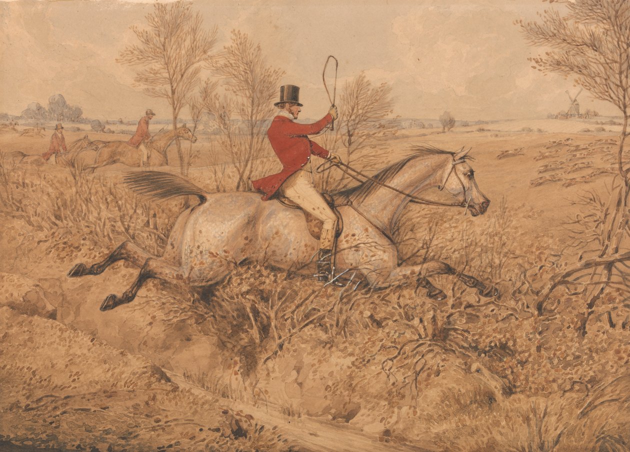 Fouetter un framboisier - Henry Thomas Alken