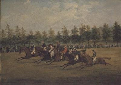 Le départ du St. Leger - Henry Thomas Alken