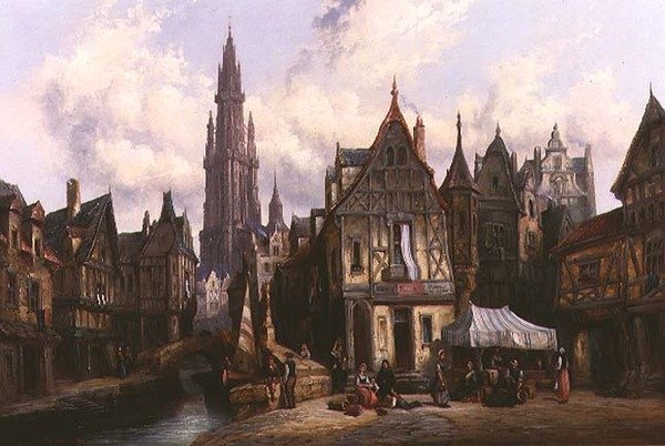 Quai de Baines, Anvers - Henry Thomas Schafer