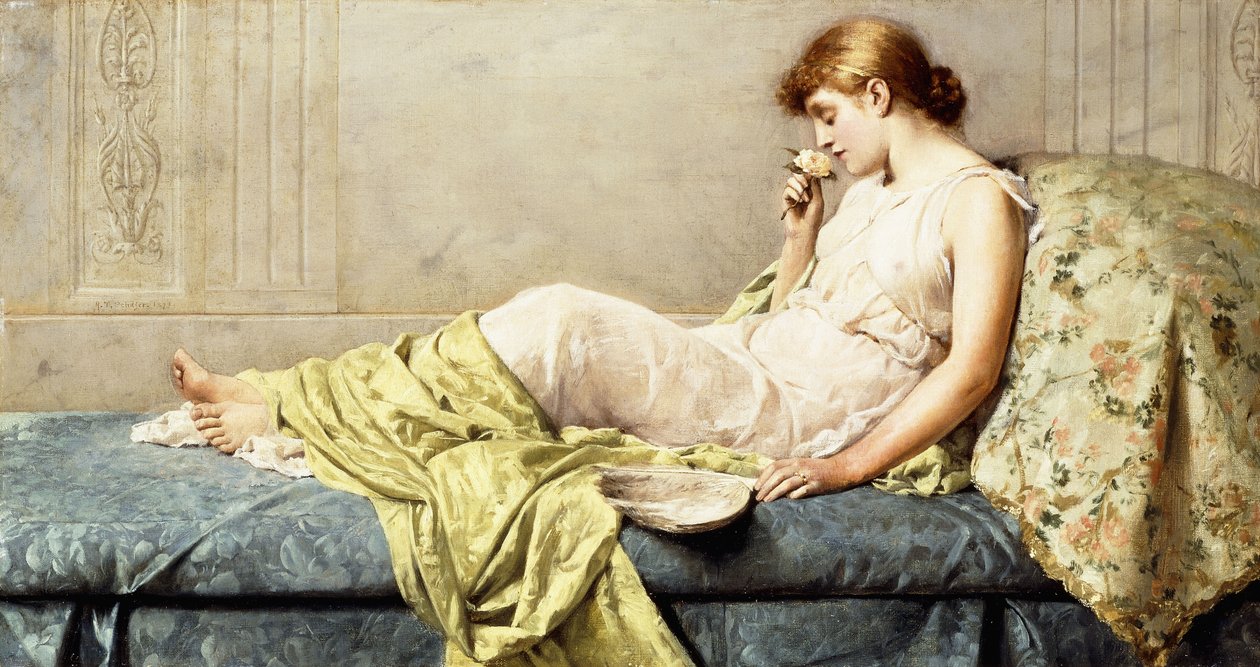 La rose du boudoir, 1879 - Henry Thomas Schafer