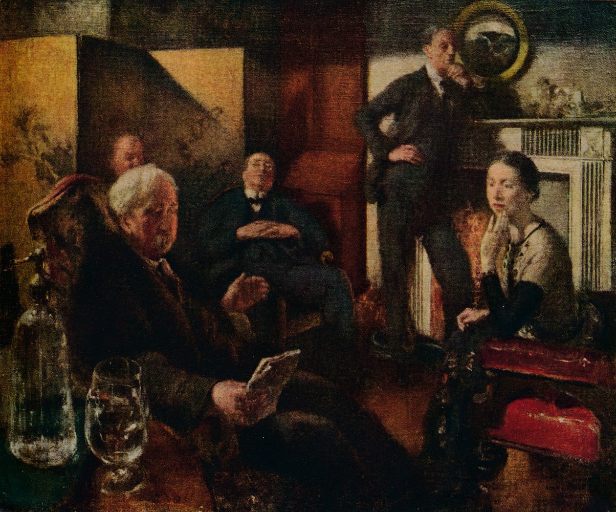 Samedi soir dans la vallée, 1928-9 - Henry Tonks