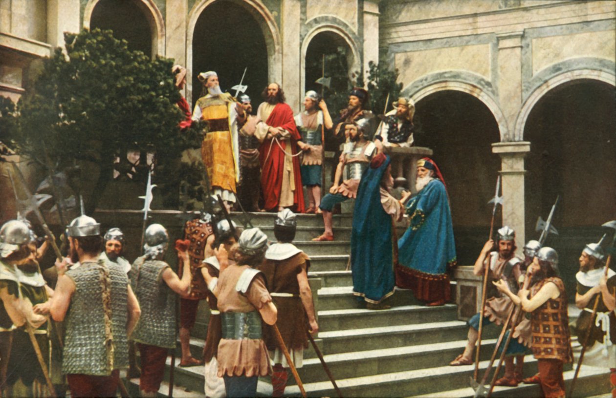 Jésus devant Ananias, 1922 - Henry Traut
