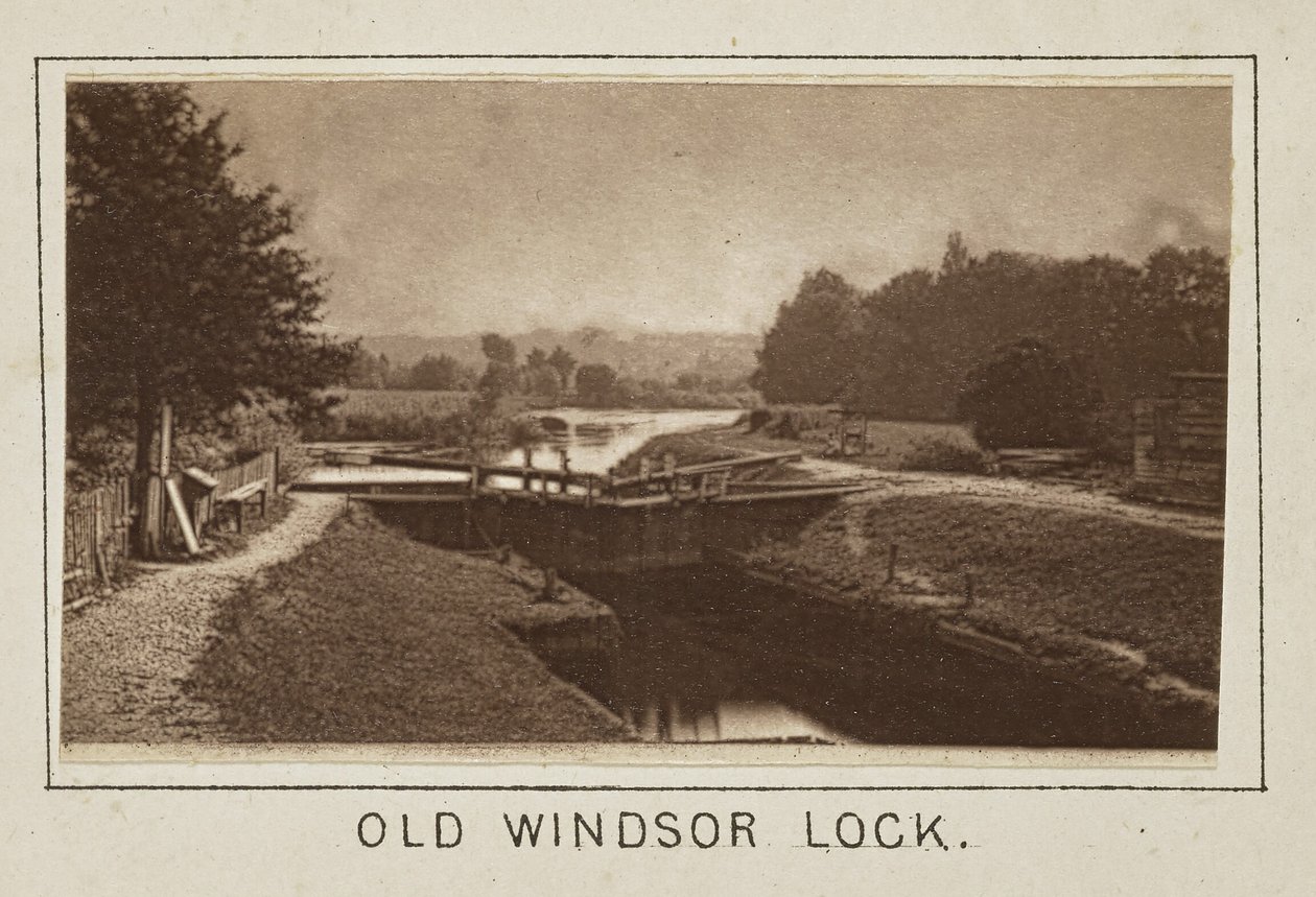 Écluse de Old Windsor - Henry W. Taunt