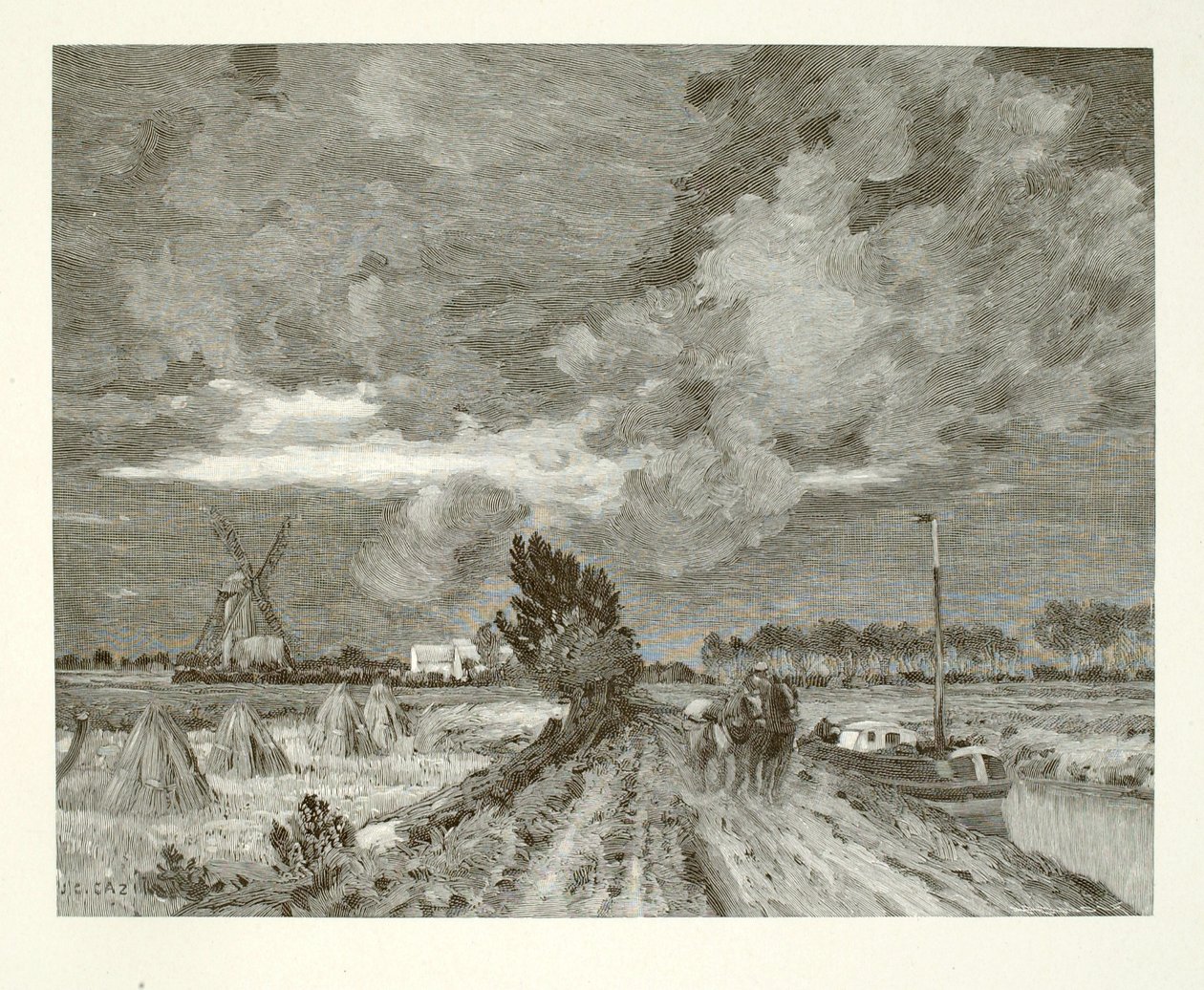 Approaching Storm (Canal St. Omer) - Henry Wolf