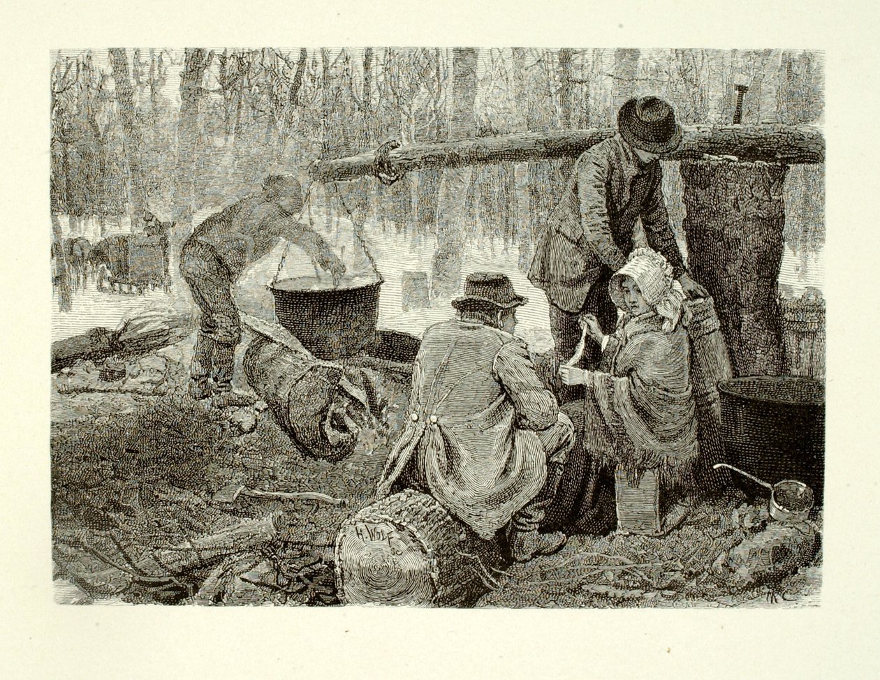 Préparer un dîner au camp - Henry Wolf