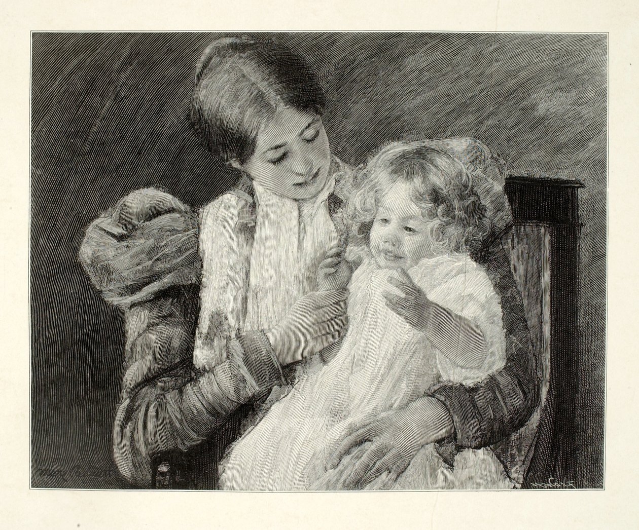 Mère et enfant - Henry Wolf