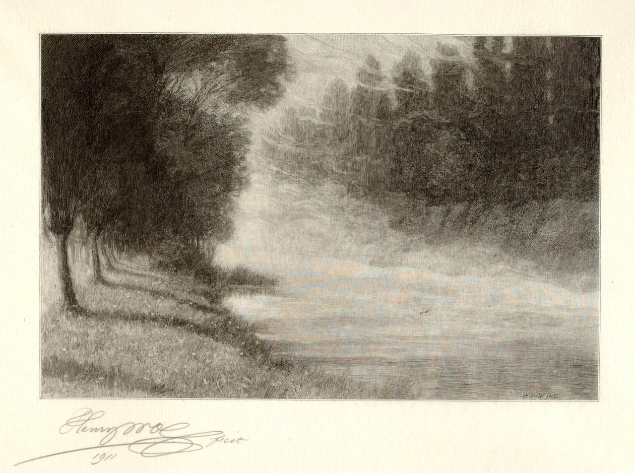 Dispersion des brumes (Brumes du matin) - Henry Wolf