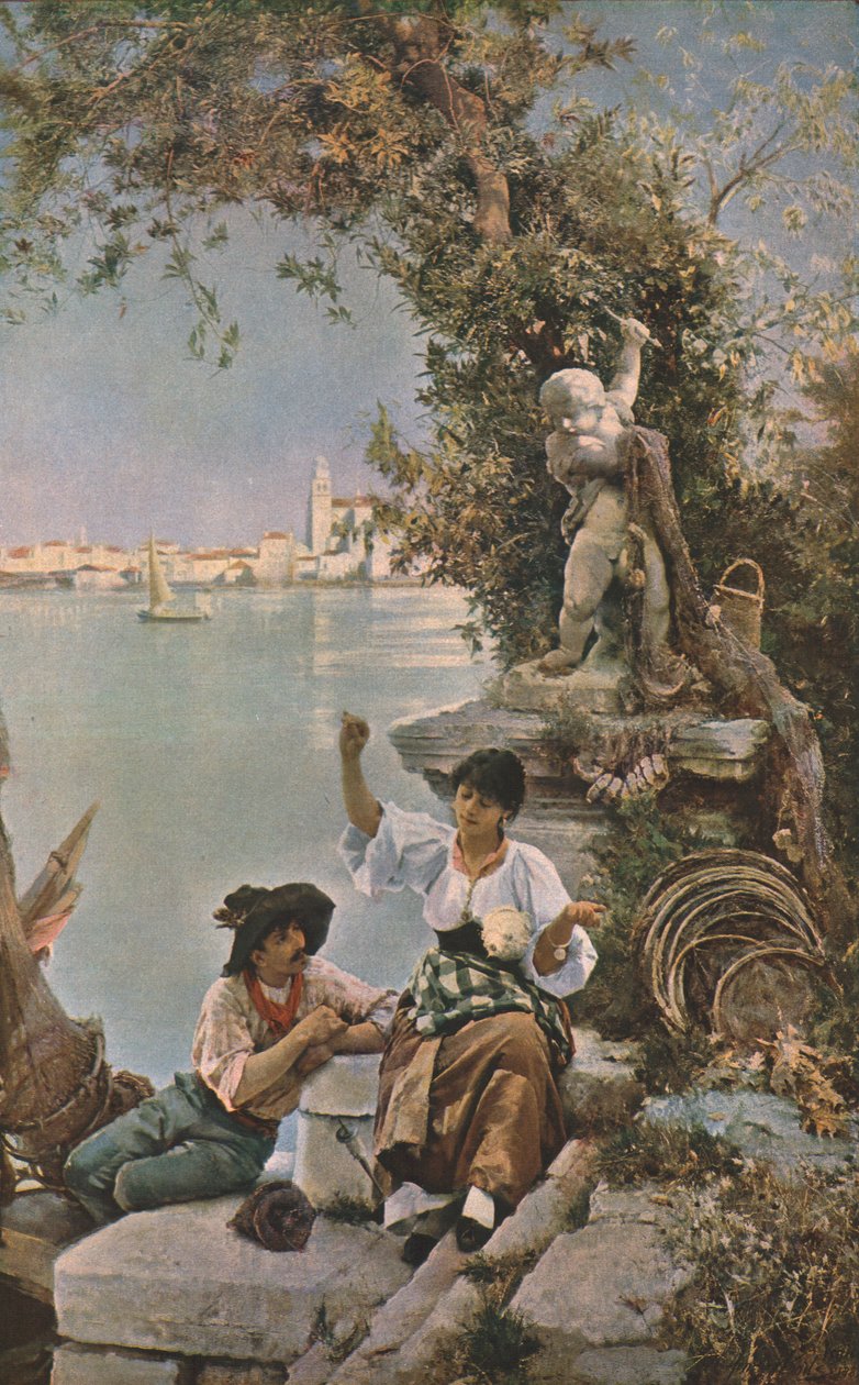Le sort des Cupidons, 1885, vers 1930 - Henry Woods