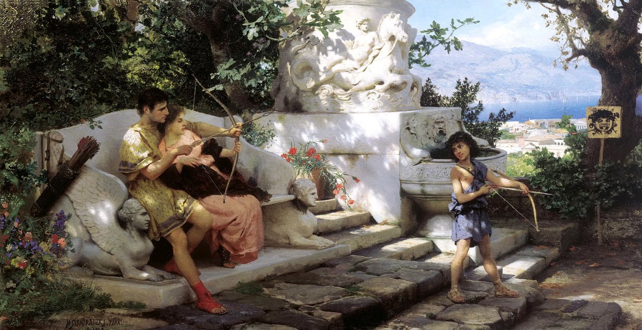 Une leçon dangereuse, 1886 - Henryk Siemiradzki