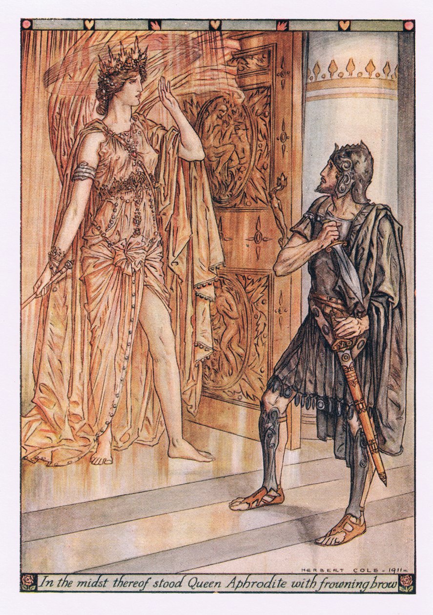 Au milieu se tenait la reine Aphrodite avec un sourcil froncé - Herbert Cole