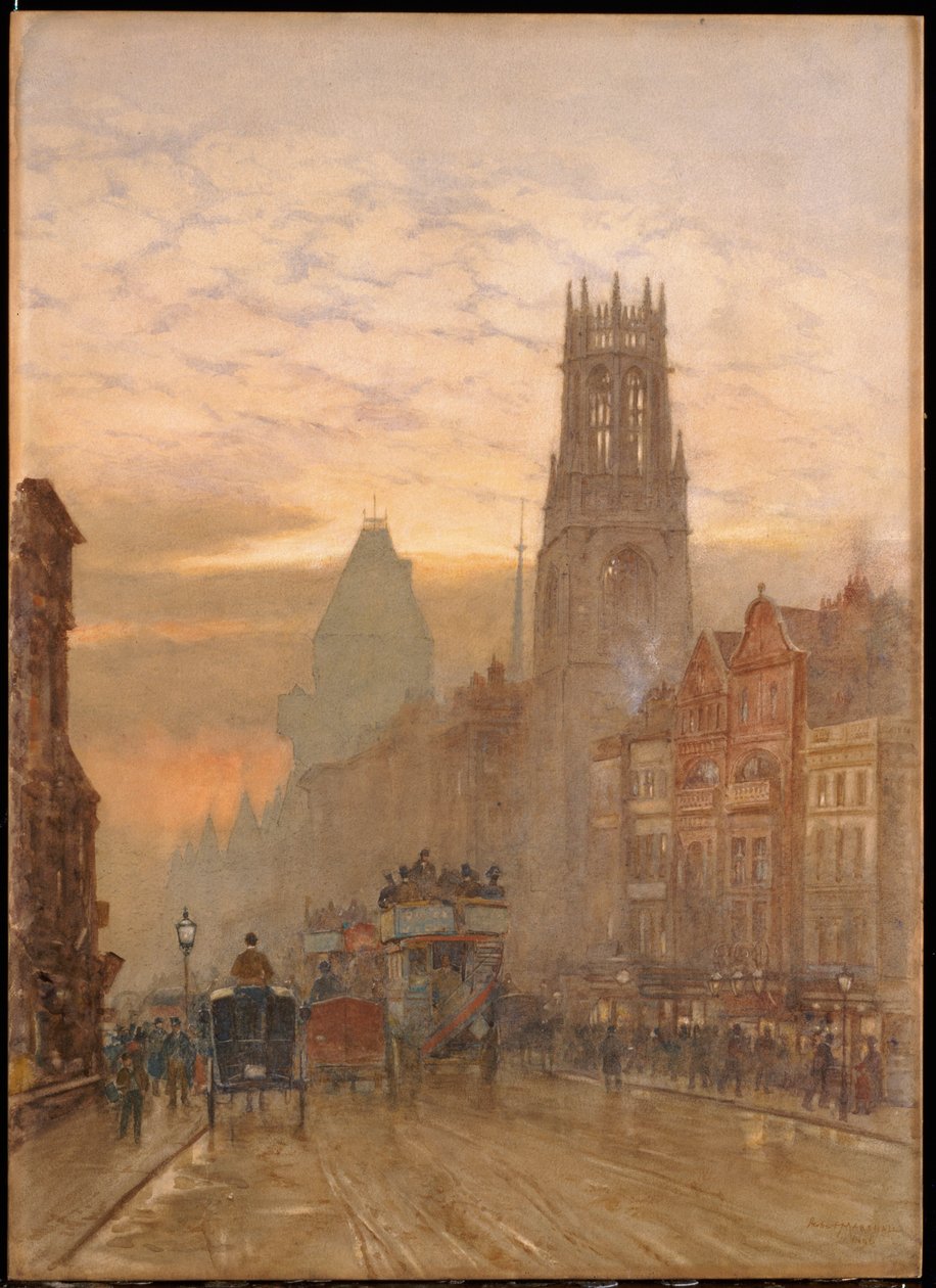 Fleet Street près de Temple Bar - Herbert Menzies Marshall