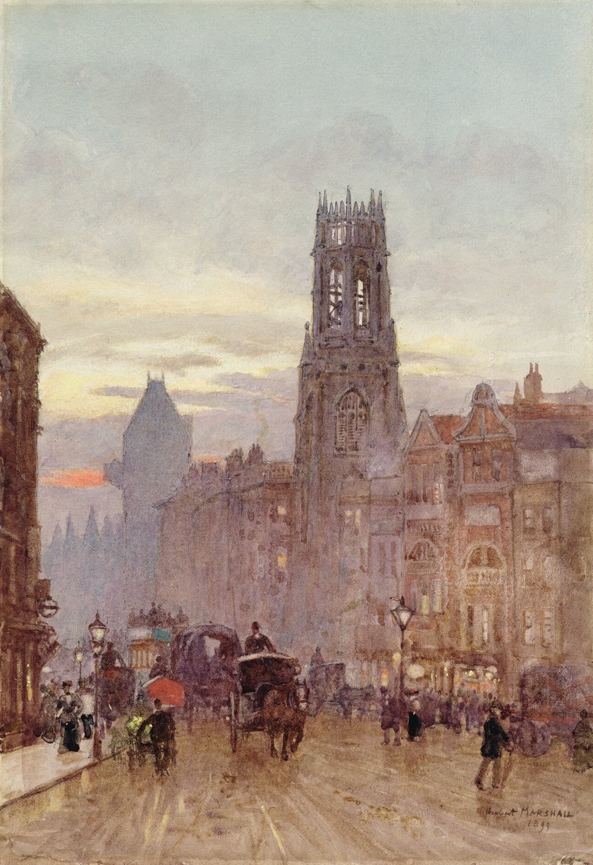 Vue de London Street - Herbert Menzies Marshall