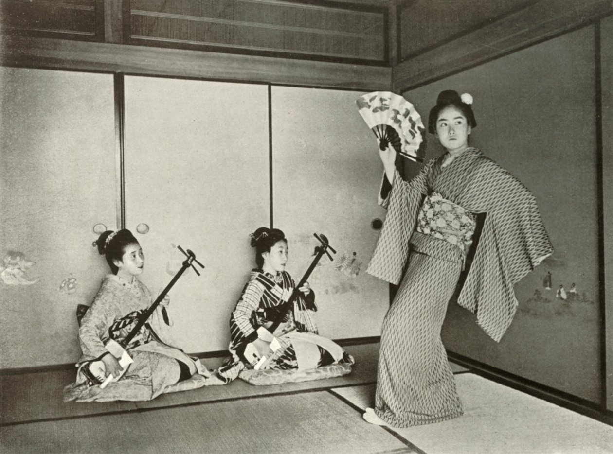 Une Geisha dansant, 1910 - Herbert Ponting