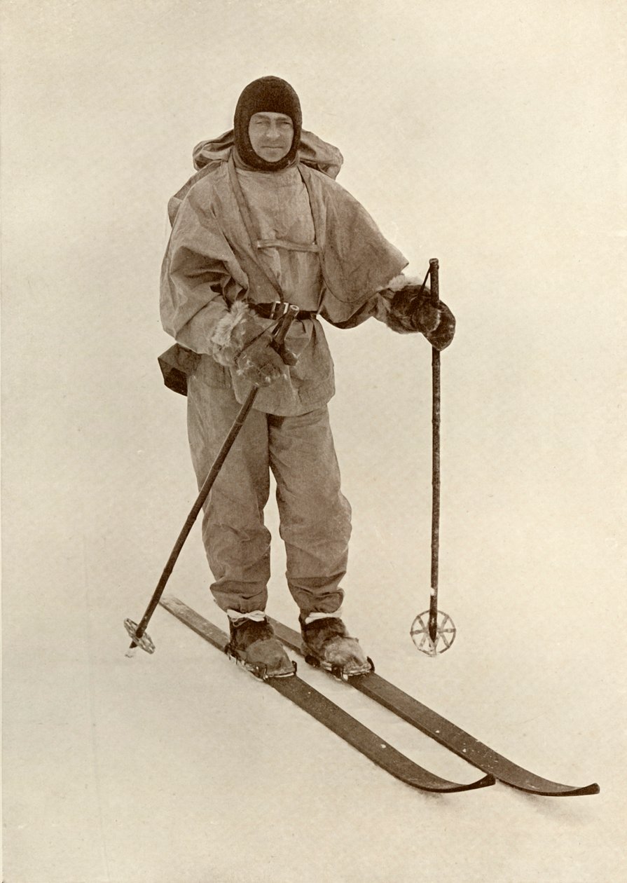 Capitaine Scott sur des skis, vers 1910-1913, 1913 - Herbert Ponting
