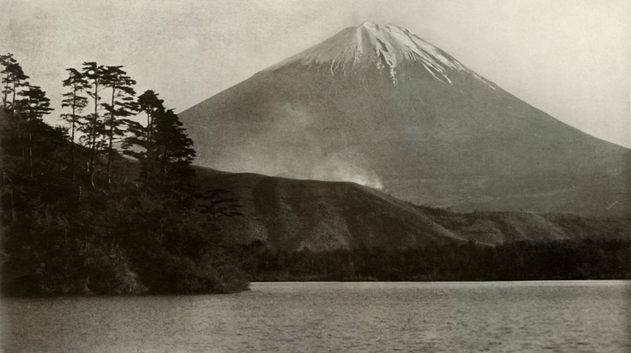 Fuji depuis Nishi-No-Umi, 1910 - Herbert Ponting