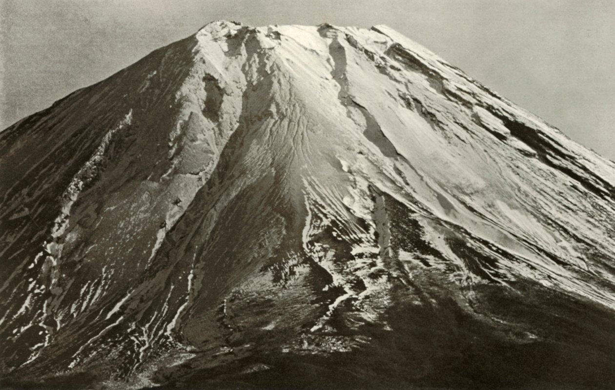 Le sommet du Fuji, 1910 - Herbert Ponting