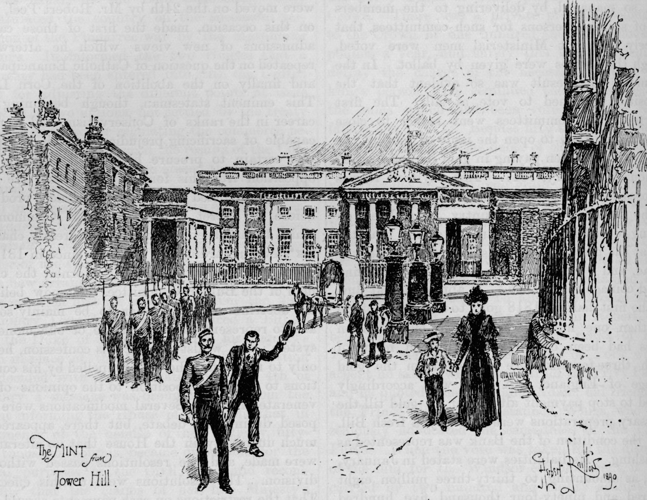 La Monnaie royale, Londres, 19e siècle 1906 - Herbert Railton