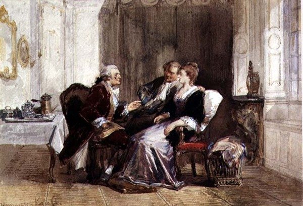 Conversation Après le Café - Herman Frederick Carel Ten Kate