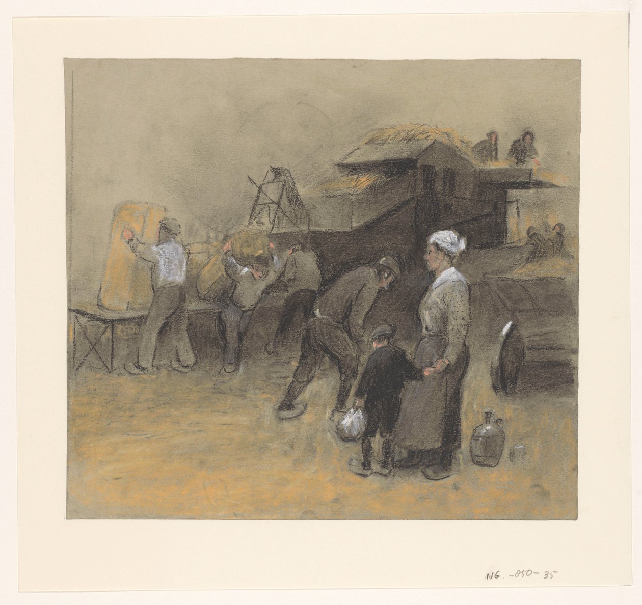 Récolte de céréales - Herman Heijenbrock (possibly)