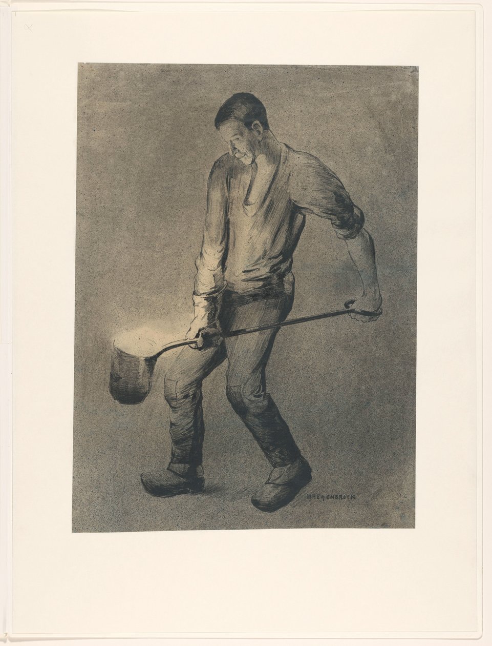 Fondeur de fer - Herman Heijenbrock (signed by artist)