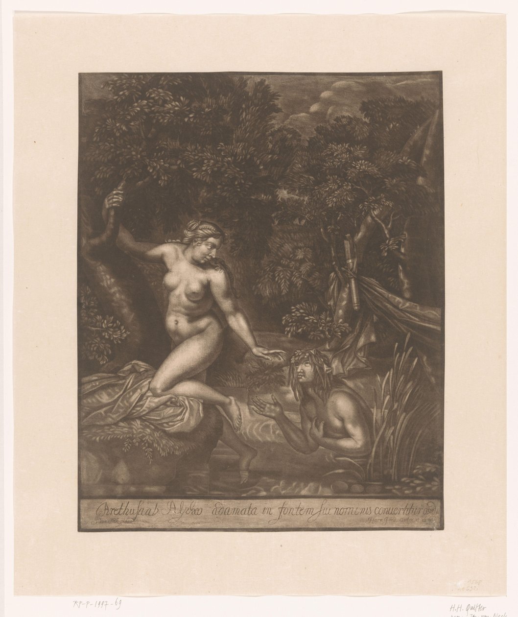 Alphée et Aréthuse - Herman Hendrik de Quiter (I)