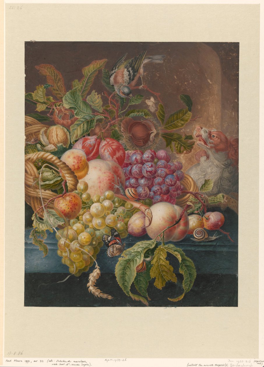 Nature morte de fruits - Herman Henstenburgh (possibly)