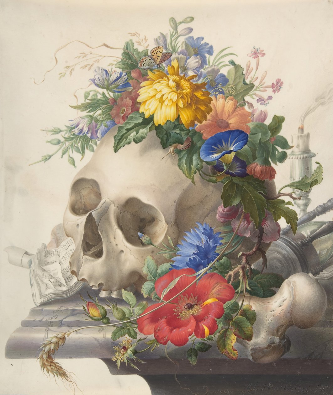 Nature morte de vanité - Herman Henstenburgh
