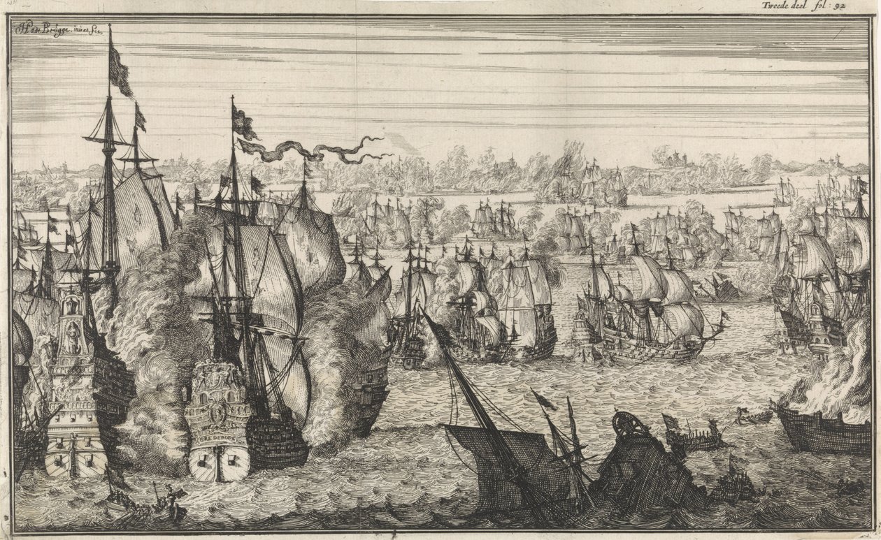 Bataille navale de Duins, 1639 - Herman Padtbrugge