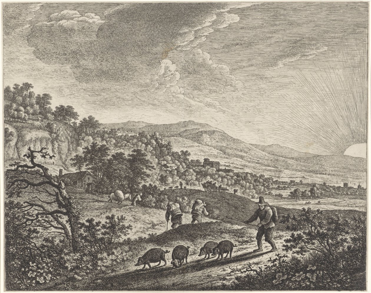 Varkenshoeder - Herman Saftleven