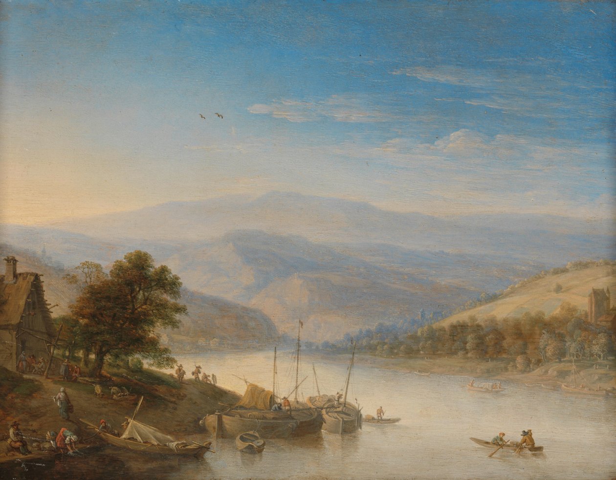 Vue du Rhin près d