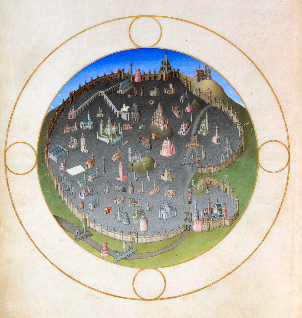Plan de Rome, 1412-1416 - Hermann Limbourg